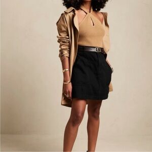 Banana Republic Twill Mini Skirt Sz 14P